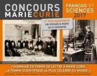 CONCOURS MARIE CURIE Français et Sciences 2017