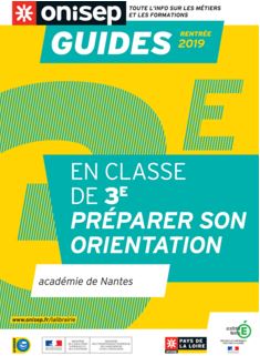 Après la 3ème Carnet d’adresse – Rentrée 2019 en Pays de la Loire