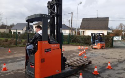 Formation CACES pour les élèves de CAP Opérateur Logistique